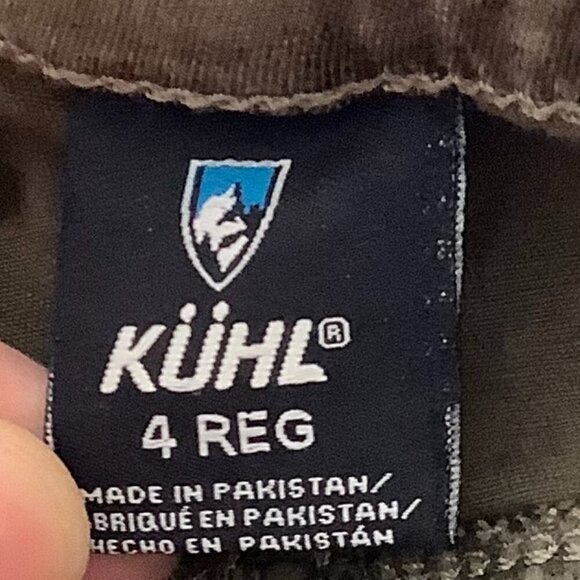 Kuhl women's cargo pants 4 green straight leg cropped - Picture 6 of 9